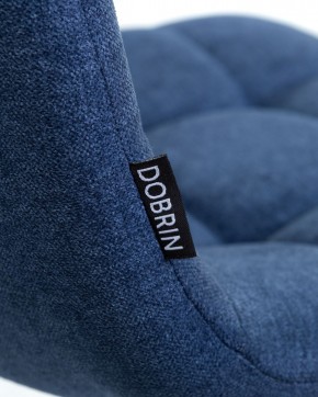 Стул барный DOBRIN NICOLE, черные матовые ножки, синяя ткань (UF860-14B) в Копейске - kopejsk.ok-mebel.com | фото 9