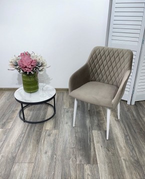 Стул BRANDY-X ЛАТТЕ #25 / белый каркас, велюр М-City в Копейске - kopejsk.ok-mebel.com | фото 2