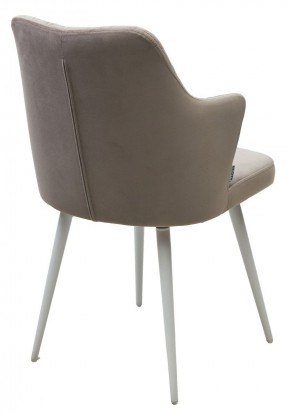 Стул HERMAN 360 град. ЛАТТЕ #25, велюр / белый каркас М-City в Копейске - kopejsk.ok-mebel.com | фото 5