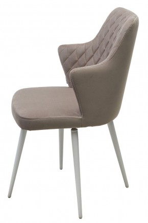 Стул HERMAN 360 град. ЛАТТЕ #25, велюр / белый каркас М-City в Копейске - kopejsk.ok-mebel.com | фото 6
