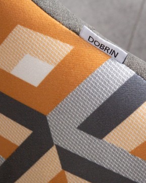 Стул обеденный DOBRIN MARKUS, ЭМАЛЬ ЧЕРНЫЙ МУАР ткань Candy Graphite+Escada Ochre в Копейске - kopejsk.ok-mebel.com | фото 10