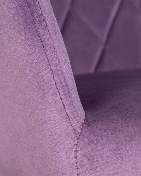 Стул обеденный DOBRIN ROBERT, черные матовые ножки, велюр V108-45 Темно-фиолетовый в Копейске - kopejsk.ok-mebel.com | фото 7