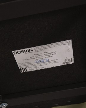 Стул обеденный DOBRIN ROBY, ЭМАЛЬ ЧЕРНЫЙ МУАР велюр Catania Forest в Копейске - kopejsk.ok-mebel.com | фото 12