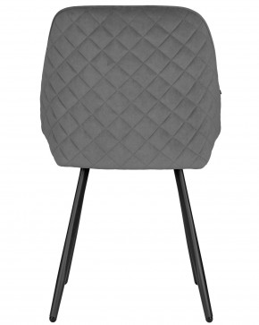 Стул обеденный DOBRIN STELLA, ЭМАЛЬ ЧЕРНЫЙ МУАР велюр Catania Stone в Копейске - kopejsk.ok-mebel.com | фото 5