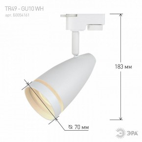 Светильник на штанге Эра  TR49 - GU10 WH в Копейске - kopejsk.ok-mebel.com | фото 4