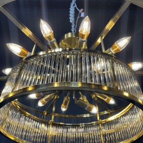 Светильник на штанге Imperiumloft RH Marais Round Chandelier 40,2668 в Копейске - kopejsk.ok-mebel.com | фото 5