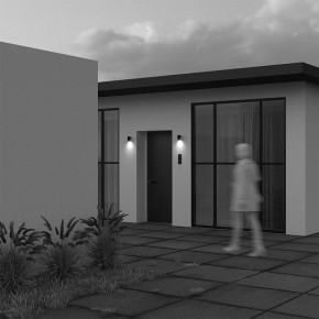 Светильник на штанге Maytoni Clyde O493WL-01B в Копейске - kopejsk.ok-mebel.com | фото 4