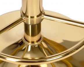 Табурет барный DOBRIN BRUNO GOLD, пудрово-розовый велюр (MJ9-32) в Копейске - kopejsk.ok-mebel.com | фото 3