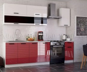 ТЕХНО-3 Кухонный гарнитур 2,0 м Компоновка №2 в Копейске - kopejsk.ok-mebel.com | фото 1