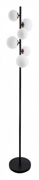 Торшер Arte Lamp Gemini A2243PN-6BK в Копейске - kopejsk.ok-mebel.com | фото