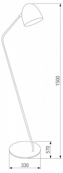 Торшер TK Lighting Soho 5037 Soho Black в Копейске - kopejsk.ok-mebel.com | фото 2