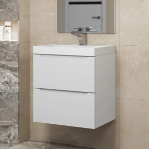 Тумба под раковину Uperwood Tanos 50 см, подвесная, белая матовая в Копейске - kopejsk.ok-mebel.com | фото