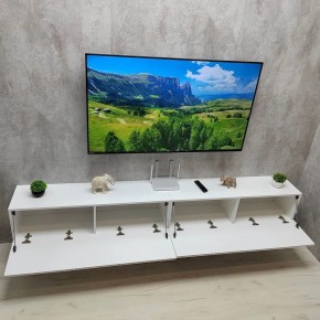 Тумба подвесная под ТВ LINES MTV4-MA 1150 Белый матовый (Белый-M 10.1.2) в Копейске - kopejsk.ok-mebel.com | фото 11