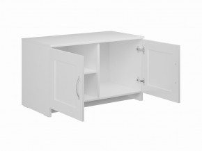 Тумба СИРИУС двухдверная низкая, цвет белый в Копейске - kopejsk.ok-mebel.com | фото 2