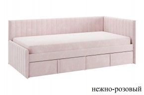 ТВИКС Кровать (тахта) с ящиками 900 (нежно-розовый) в Копейске - kopejsk.ok-mebel.com | фото