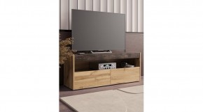 ВЕГАС Тумба ТВ (Дуб Вотан/Ателье темный​​​​​​​) в Копейске - kopejsk.ok-mebel.com | фото