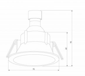 Встраиваемый светильник Elektrostandard Side 25059/01 в Копейске - kopejsk.ok-mebel.com | фото 6