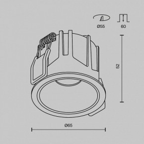 Встраиваемый светильник Maytoni Alfa LED DL043-01-10W3K-RD-W-1 в Копейске - kopejsk.ok-mebel.com | фото 10