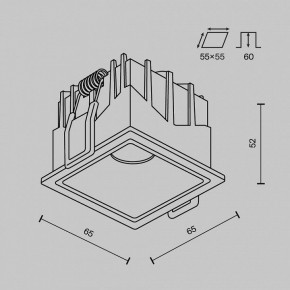 Встраиваемый светильник Maytoni Alfa LED DL043-01-10W4K-SQ-B-1 в Копейске - kopejsk.ok-mebel.com | фото 11