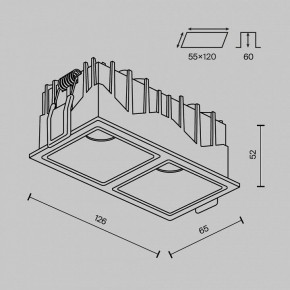 Встраиваемый светильник Maytoni Alfa LED DL043-02-10W3K-SQ-W-1 в Копейске - kopejsk.ok-mebel.com | фото 10