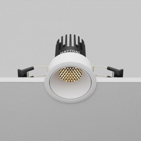 Встраиваемый светильник Maytoni Dip DL115-10W-2.7K-W в Копейске - kopejsk.ok-mebel.com | фото 7