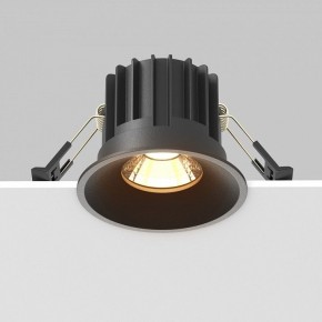 Встраиваемый светильник Maytoni Round DL058-12W2.7K-B в Копейске - kopejsk.ok-mebel.com | фото 4