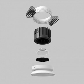 Встраиваемый светильник Maytoni Round DL058-12W2.7K-TRS-W в Копейске - kopejsk.ok-mebel.com | фото 5