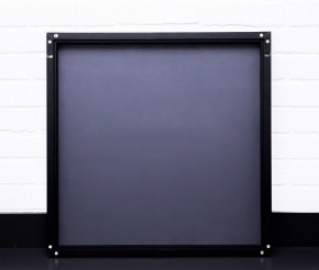 Зеркало Corsica 600х600 black без подсветки Sansa (SB1064Z) в Копейске - kopejsk.ok-mebel.com | фото 3