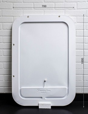 Зеркало Elis 100 white с подсветкой Sansa (SEe1045Z) в Копейске - kopejsk.ok-mebel.com | фото 5