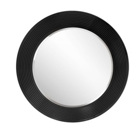 Зеркало круглое черный (РМ/02(S) в Копейске - kopejsk.ok-mebel.com | фото