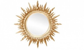 Зеркало круглое золото (1810(1) в Копейске - kopejsk.ok-mebel.com | фото